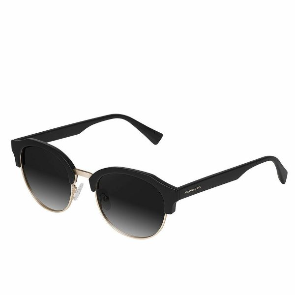 Unisex Sunglasses Hawkers Classic Rounded Black (Ø 51 mm) Fashion