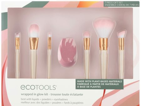 Set of Make-up Brushes Ecotools Wrapped In Glow Limited edition 7 Pieces Discount