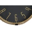 Wall Clock DKD Home Decor 40 x 4,5 x 55 cm Rope Iron (2 Units) Hot on Sale