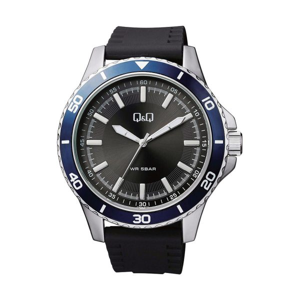 Men s Watch Q&Q QB24J302Y Black (Ø 48 mm) Online Hot Sale