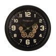 Wall Clock Gears Large size industrial (Ø 60 cm) Online now