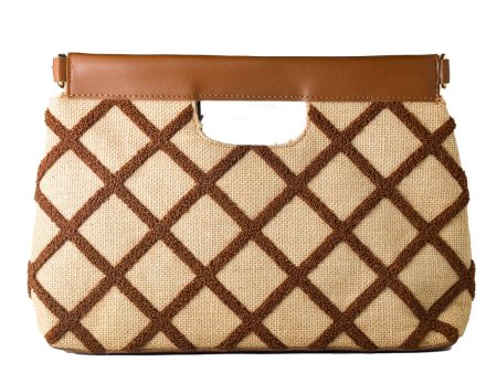 Women s Handbag Laura Ashley VALETTA-QUILTED-TAN Brown 30 x 20 x 9 cm Cheap