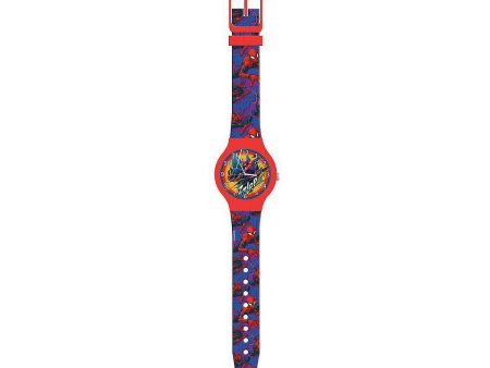 Infant s Watch Marvel SPIDERMAN - TIN BOX (Ø 32 mm) For Sale