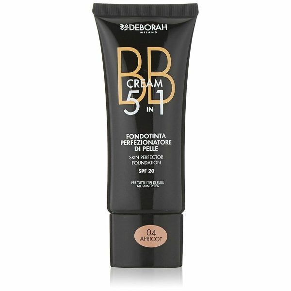 Hydrating Cream with Colour BB Cream Deborah 2147 5-in-1 Nº 04-Apricot For Sale