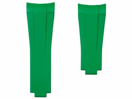 Watch Strap Bobroff BFS019 Green (20 mm) Hot on Sale