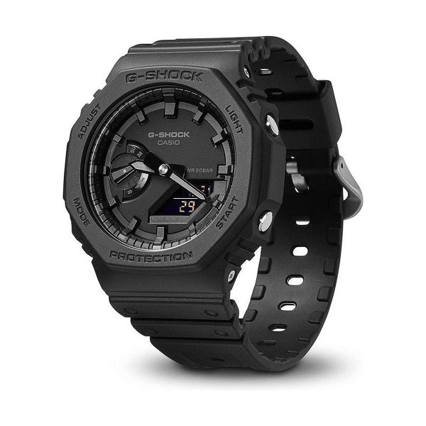 Men s Watch Casio G-Shock OAK - ALL BLACK Black (Ø 45 mm) Supply