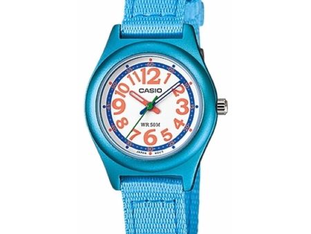 Infant s Watch Casio COLLECTION Blue (Ø 26 mm) on Sale