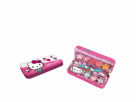 Children s Make-up Set Hello Kitty Hello Kitty Plumier Alumino Maquillaje 18 Pieces Sale